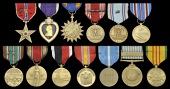 A Bronze Star group of thirteen named to Master Sergeant Alfred M. Warren, U.S. Army and U.S. Air Force

Bronze...