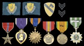 A Vietnam War Bronze Star group of six named to Sergeant Larry E. McClain, 12th Cavalry Regiment, 1st Cavalry...