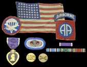 U.S.A., Purple Heart, enamelled, reverse hand engraved, ‘Clifford F. Harrington’, slot brooch, nearly extremely...