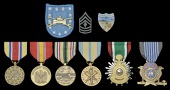 A Gulf War Medal group of six attributed to Sergeant-Major James R. Randal, Jr., South Carolina National...