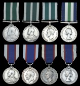 Royal Naval Reserve L.S. & G.C. (4), E.VII.R. (R.484 J. Casey, Firen. R.N.R.); another, G.V.R., 1st issue (V140 W....
