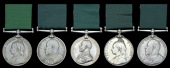 Volunteer Force Long Service (India & the Colonies) (3), V.R. (Qr. Mr. Sergt. L. E. Jones, 2d Pjb. Vol. Rifles);...
