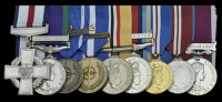 Iraq 2006 C.G.C. group to Sergt Major J. R. Harkess, P.W.R.R.