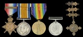 Four: Corporal H. Griffiths, 1st Battalion, West Yorkshire Regiment

1914 Star, with clasp (9772 L. Cpl., 1/W....