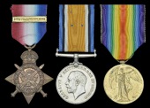 Three: Private J. Morton, 2nd Battalion, Lancashire Fusiliers, who won the M.M. serving with the Army Cyclist...