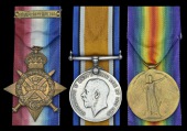 Three: Private C. Pearce, 1st Battalion, Duke of Cornwall’s Light Infantry

1914 Star, with copy clasp (8138...