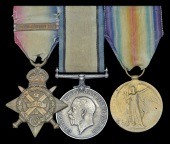 Three: Private R. C. H. Rose, 1st Battalion, Northamptonshire Regiment

1914 Star, with clasp (8087 Pte.,...
