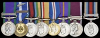 An exceptional modern campaign service group of eight awarded to Captain E. J. McDonnell, Royal Irish Regiment, who...