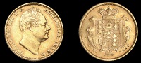 William IV (1830-1837), Half-Sovereign, 1834 (M 410; S 3830). Some surface marks, otherwise about very fine 	£300-350