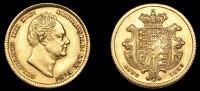 William IV (1830-1837), Half-Sovereign, 1835 (M 411; S 3831). A few light marks and weakness in centre of reverse,...