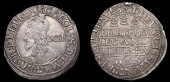 Charles I (1625-1649), Oxford mint, Shilling, 1643, mm. Oxford plume on obv. only, rev. Declaration, three Oxford...