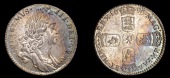 William III (1694-1702), Sixpence, 1696, first bust, large crowns, early harp (ESC 1533; S 3520). Better than...