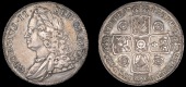 George II (1727-1760), Crown, 1743, roses, edge decimo septimo (ESC 124; S 3688). About very fine 	£350-400
