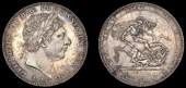 George III (1760-1820), Crown, 1818, edge lviii (ESC 211; S 3787). Some surface marks, otherwise extremely fine,...