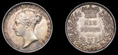 Victoria (1837-1901), Sixpence, 1843 (ESC 1689; S 3908). Virtually mint state 	£100-150
