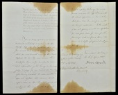 Admiral Horatio Nelson Signed Letter Dated 7th April, 1805 the letter dictated to his secretary is addressed to...