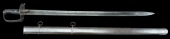 A British Heavy Cavalry Trooper’s 1796 Pattern Sabre, the 86.5 cm straight blade with spear point and single...