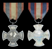 Sea Cadet Gallantry Cross, reverse inscribed, ‘Cadet O/S Michael Robert Thompson, 10th May 1959’, in Spink,...