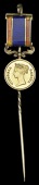 Sutlej 1845-46, reverse uninscribed, no clasp, 13mm., gold medal, with gold and enamel ‘ribbon’, complete with...