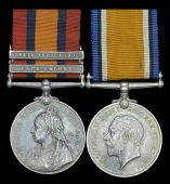 Pair: Serjeant G. E. Lincey, Cape Peninsular Garrison Regiment, late Army Service Corps

Queen’s South Africa...