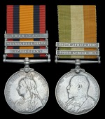 Pair: Private J. E. Laplanche, Royal Army Medical Corps

Queen’s South Africa 1899-1902, 3 clasps, Cape Colony,...