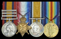 Four: Serjeant G. Robins, Royal Field Artillery - with ‘Q’ Battery at Sannah’s Post

Queen’s South Africa...