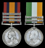 Pair: Gunner J. Singer, 6th Western Division Royal Garrison Artillery and Pom Poms Section, Royal...