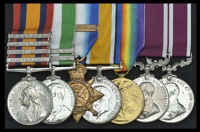 Seven: Regimental Sergeant-Major J. Leahy, Royal Field Artillery

Queen’s South Africa 1899-1902, 4 clasps,...