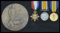 Three: Stoker 1st Class G. W. W. Othen, Royal Navy, who died on 1 November 1918

1914-15 Star (K.24160 Sto. 1...