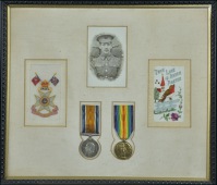 Pair: Private R. G. Bonfield, Royal Defence Corps, late 12th Battalion London Regiment, who died on 19 November...