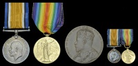 A group of medals to the Andrews Family:

Three: Lieutenant Douglas Sharpus Andrews, Royal Garrison...