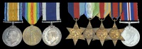 Eight: Chief Petty Officer W. J. Watts, Royal Navy

British War and Victory Medals (J.48033 A.B. R.N.); 1939-45...
