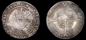 Edward VI (1547-1553), Third period, Fine issue, London, mm. y, reads hib, 3.00g/10h (N 1938; S 2483). Slightly...