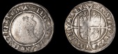 Elizabeth I (1558-1603), Third issue, 1569, mm. coronet, bust 4B, reads elizbeth, 2.93g/4h (N 1997; S 2562)....