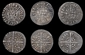Edward I-II (1272-1327), Class 3c (2), robe rtv sde hadl’, dies Aa2, 1.41g/7h, robe rtde hade leie, dies Bb1,...