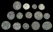 Roman Imperial Coinage, Constantine II (as Cæsar), Centenionalis, London, 323-4, bust right, rev. vot x in wreath,...
