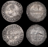 Elizabeth I (1558-1603), Seventh issue, 1602 (2), mm. 1, 2.78g/12h, mm. 2, 2.58g/2h, both bust 6C (N 2015; S 2585)...
