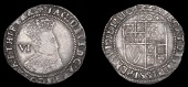 James I (1603-1625), First coinage, 1604, mm. lis, second bust, stops at mm. both sides, 2.67g/6h (N 2075; S 2648)....