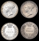 Victoria (1837-1901), 1857, 1860 (ESC 3198, 3205; S 3908) [2]. Extremely fine or nearly so 	£100-150