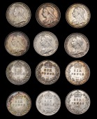 Victoria (1837-1901), 1893 veiled head, 1894, 1896, 1898, 1900, 1901 (ESC 3285, 3287, 3289, 3291, 3293-4; S 3941)...