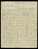 Nelson (Horatio, Lord), a firm autograph letter signed ‘Nelson’, to his wife Frances, dated at ‘Palermo, Apl....