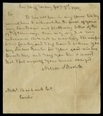 Nelson (Horatio, Lord), autograph letter signed, to Nathaniel Sparhawk of Exeter, dated aboard H.M.S. ‘San Josef...