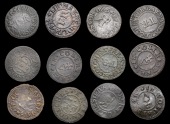 ESSEX, Colchester, Peter Pelle, Farthings, 1669 (3), 0.98g/12h, 0.84g/12h, 0.84g/12h (all N 1209; BW. 140); John...