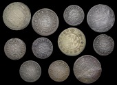 ESSEX, Colchester, Alex[ander] Satterthwaite, Halfpenny, 1668, 1.37g/6h (N 1218; BW. 146); John Scolden, Farthing,...