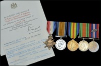 Five: Flight Lieutenant T. B. McMillan, Royal Air Force Volunteer Reserve, late Colour Serjeant, 18th (3rd City)...