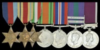 Seven: Staff Sergeant H. Dodd, Manchester Regiment and Army Physical Training Corps

1939-45 Star; Africa Star;...