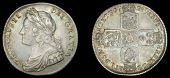 George II (1727-1760), 1728, plain (ESC 1698; S 3699). Very fine, lightly toned, rare 	£340-400
