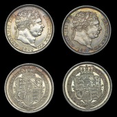 George III (1760-1820), 1820 (2) (ESC 2157; S 3790) [2]. Extremely fine or better 	£200-260