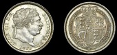 George III (1760-1820), 1820, i over s in honi (ESC 2160; S 3790). Good extremely fine, very rare	£500-600