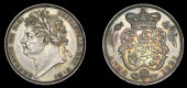 George IV (1820-1830), 1821 (ESC 2396; S 3810). Minor surface marks, otherwise good extremely fine and attractively...
